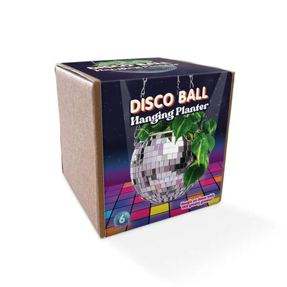 Disco Ball Hanging Planter (8")