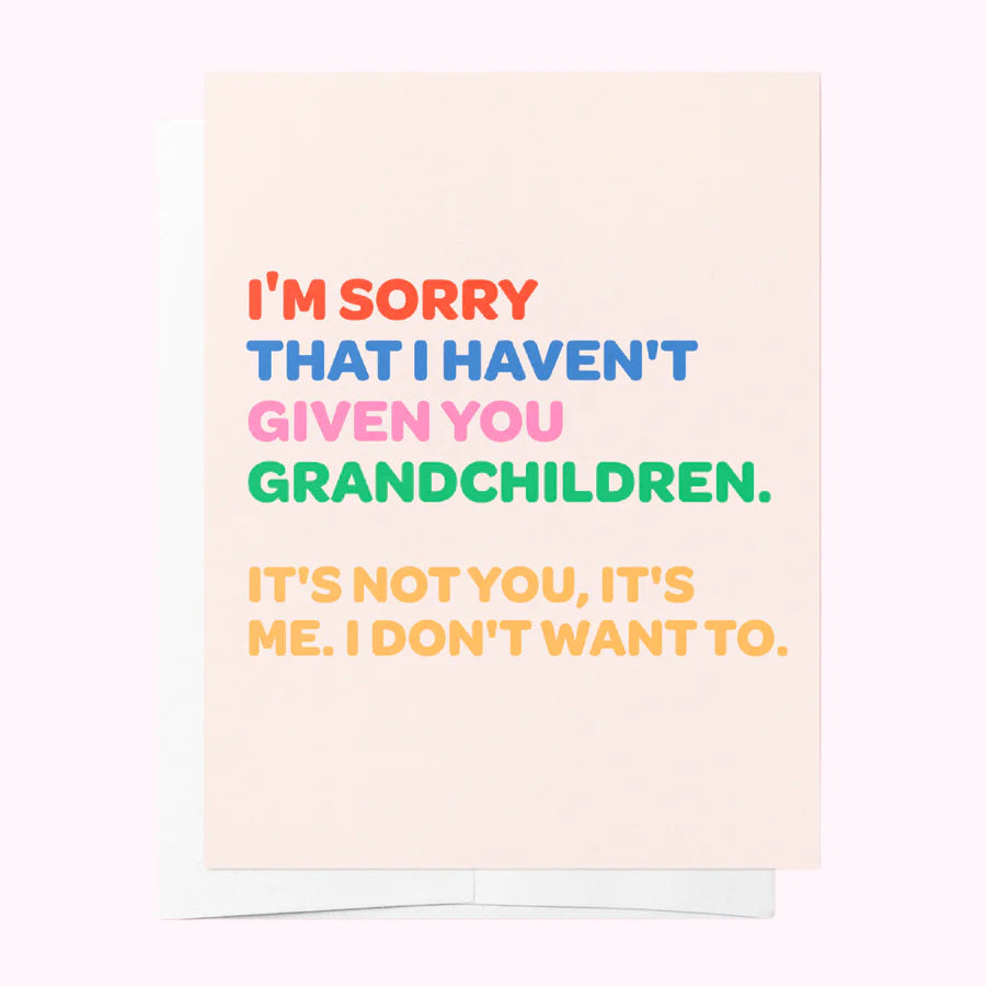 No Grandchildren Card