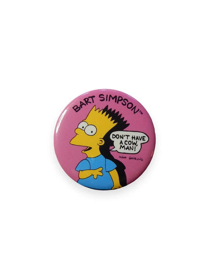 The Simpsons Vintage Rare Collectable Buttons 1989-1990